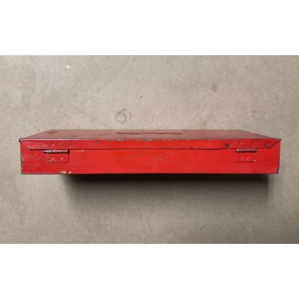 Vintage Snap-On GA-1 Impact Driver Metal Storage Case Empty Red Tool Box USA